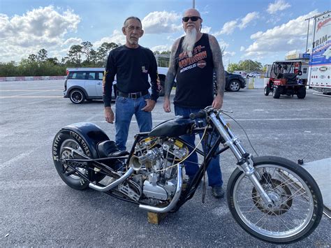 Guy Glover’s Nostalgia Iron Head Harley Davidson – Drag Bike News