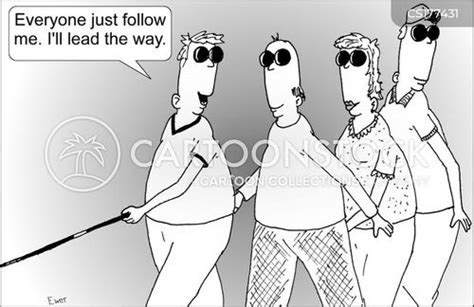 Blind Leading The Blind Cartoons and Comics - funny pictures from CartoonStock