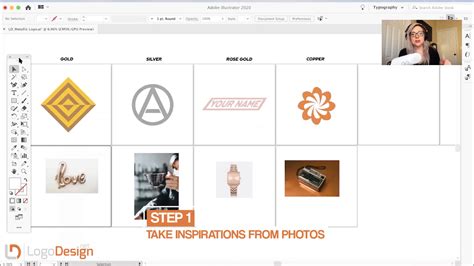 How to Make Metallic Logo Designs in Gold, Silver, Copper, Rose
