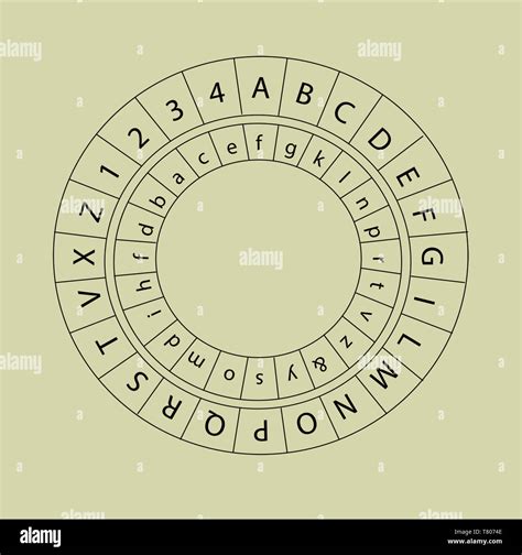 Alberti cipher disk hi-res stock photography and images - Alamy