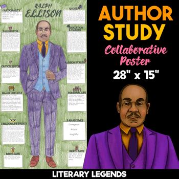 Ralph Ellison Author Study | Body Biography | Collaborative Poster