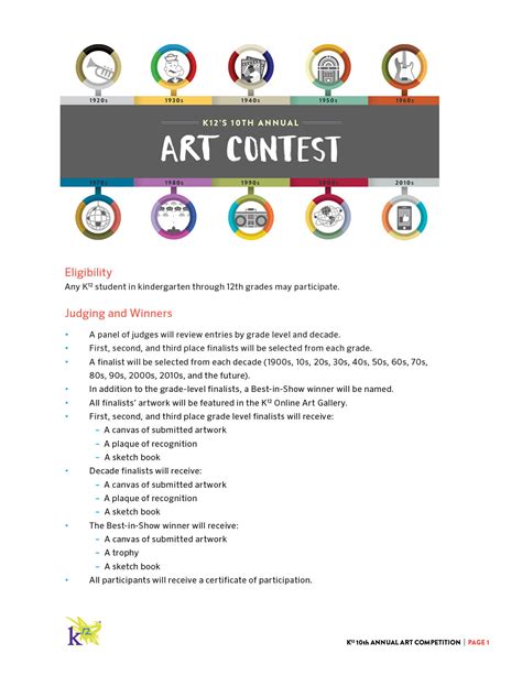 "10th Annual Art Contest" Official Rules - Learning Liftoff