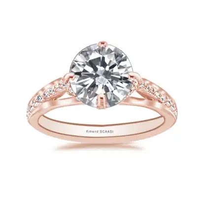 Amazing Split Shank Engagement Ring from her surprised me