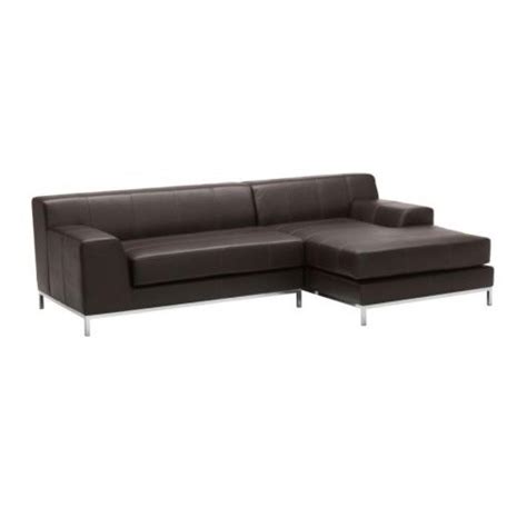 Ikea Leather 2-Piece Sectional Sofa - AptDeco