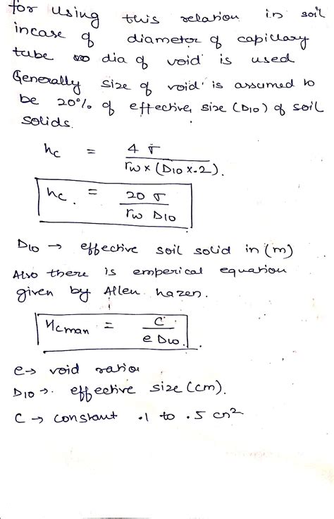 [Solved] {8) What is capillary rise? Derive the relation between capillary... | Course Hero