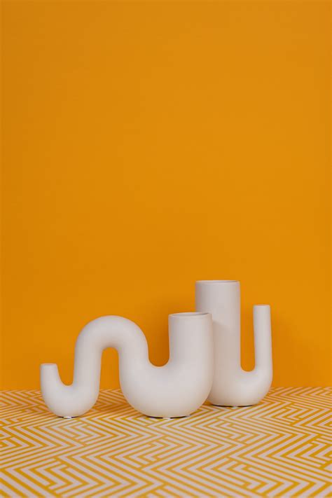 Slinky Sleek White Ceramic Vase – Bloom Space