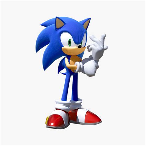 Sonic 3D model - 3DModels.org