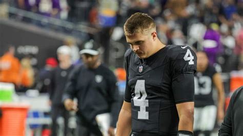 Aidan O'Connell Has Response to Possible Raiders QB Change