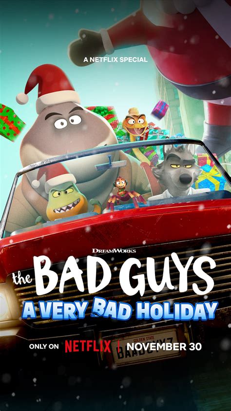 The Bad Guys: A Very Bad Holiday - Key Art, Trailer, & Images Released