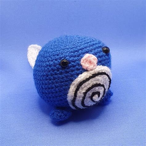 Poliwag Plush Pokemon Inspired Amigurumi Crochet Plushie Toy - Etsy