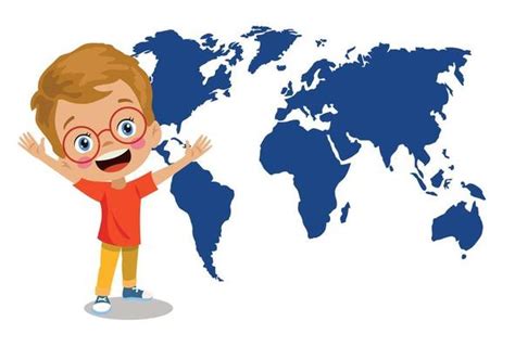 Kids World Map Vector Art, Icons, and Graphics for Free Download