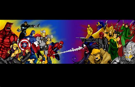 Avengers vs Masters of Evil by Darquejedi on DeviantArt