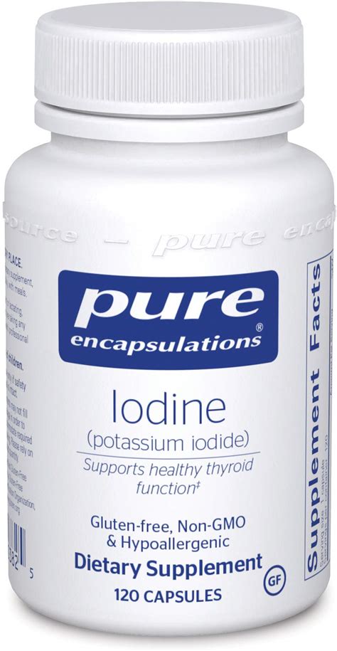 Pure Encapsulations Iodine | Supplement to Support The Thyroid and ...