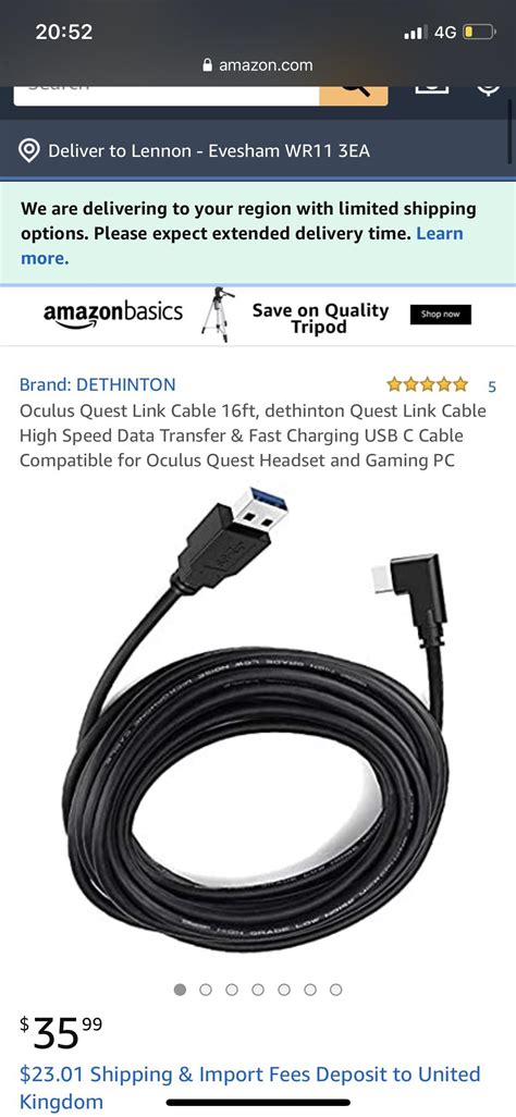 Will this cable work for oculus link? : r/OculusQuest