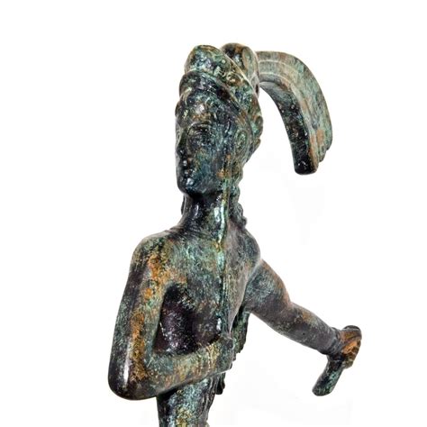 Minoan Prince of Lilies Bronze Statue Sculpture, Knossos Minoan Fresco Museum Replica, Crete ...