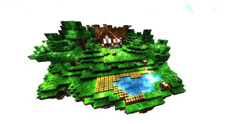 Floating Island #1 [Schematic Download] [Challenge in Desc.] Minecraft Map