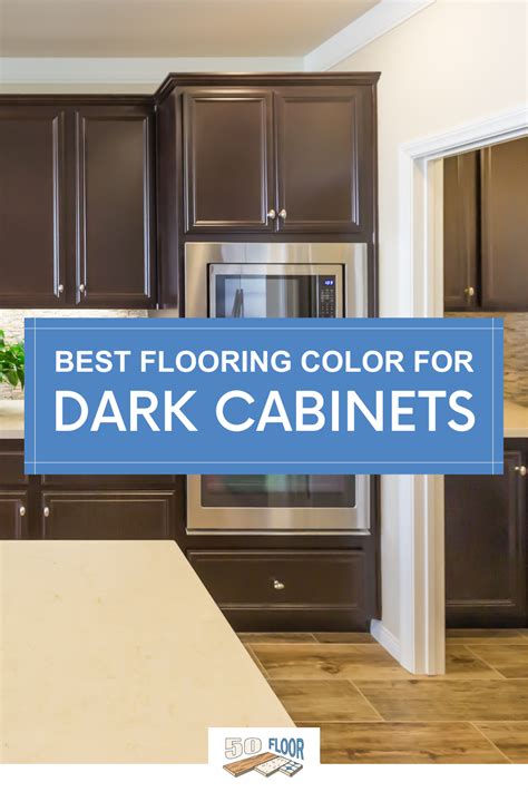 the best flooring color for dark cabinets