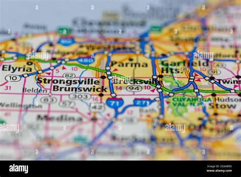 Map of brecksville hi-res stock photography and images - Alamy