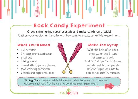 Rock Candy Experiment – Raddish Kids