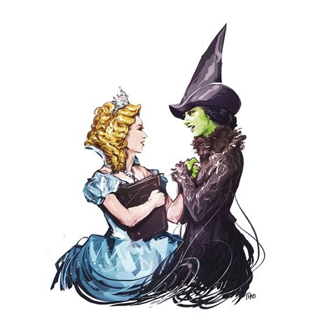 Fanart of Wicked | Wicked musical, Wicked book, Elphaba and glinda