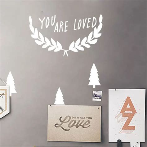 Romantic Wall Sticker Love Wall Stickers Eco friendly Bedroom Quotes ...