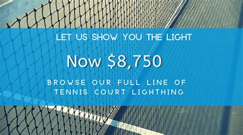 Lighting for Tennis Courts | Residential & Commercial Tennis Court Lighting