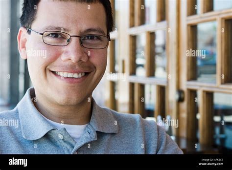 Portrait man sitting at outdoor restaurant Stock Photo - Alamy