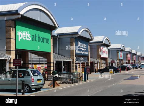 The Airport retail park, at the entrance to London Southend airport Stock Photo - Alamy