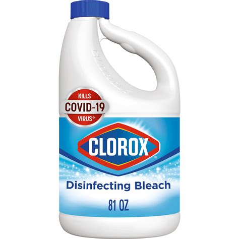 Clorox Disinfecting Liquid Bleach, Regular Scent, 81 fl oz - Walmart.com