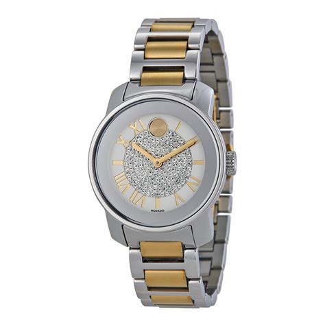 Movado Bold Silver Dial Two-tone Ladies Watch 3600256 - Bold - Movado - Watches - Jomashop