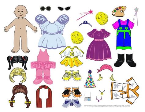 Paper Doll Dress Up Printable