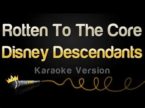 Disney Descendants - Rotten To The Core (Karaoke Version) - YouTube