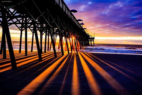 Sunrise under the pier in Garden City Beach, SC. 11/22/20 : r/MyrtleBeach