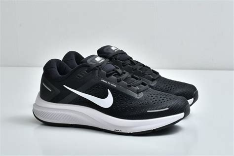 Nike Air Zoom Structure 23 Black White Running Shoes - FavSole.com