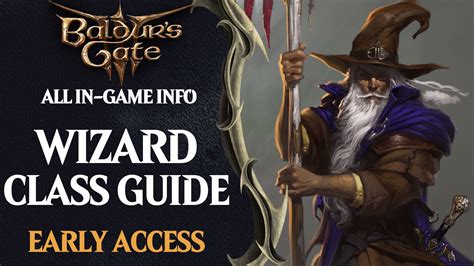 Baldur’s Gate 3 Builds: Wizard Guide - Fextralife