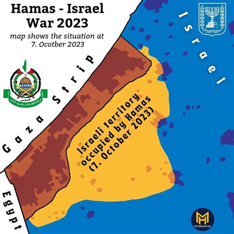 Maximal territorial advance of Hamas into Izrael... - Maps on the Web