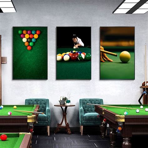 Modern Billiards HD Pictures Snooker Canvas Painting Wall Art Sports ...