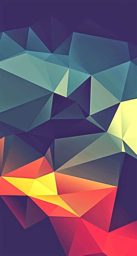 Download Best Smartphone Colourful Geometric Shapes Wallpaper | Wallpapers.com