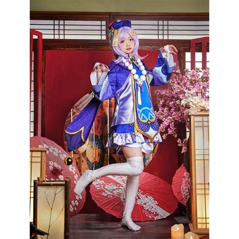 Genshin Impact Qiqi Cosplay Costume C00166 in 2022 | Cosplay costumes ...