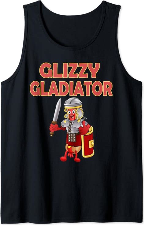 Glizzy Gladiator Hot Dog in Armor Suit Costume Tank Top : Amazon.co.uk ...