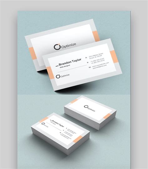 20+ Double-Sided, Vertical Business Card Templates (Word, or PSD Photoshop) for 2019