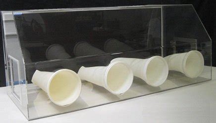 Isolation Laboratory Glovebox Four port Clear Acrylic 60x24x25 - Clean ...