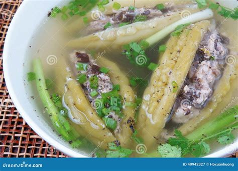 Vietnamese Food, Bitter Melon, Ground Meat Stock Image - Image of ingredients, popular: 49942327