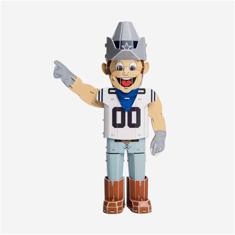 Rowdy Dallas Cowboys PZLZ Mascot FOCO