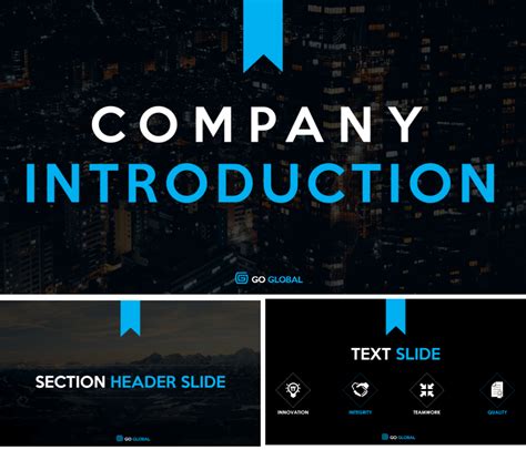 Company Introduction PowerPoint Template #Presentation #Slide #Professional #Design ...