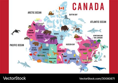 Canada Map - Canada Map With Provinces All Territories Are Selectable ...