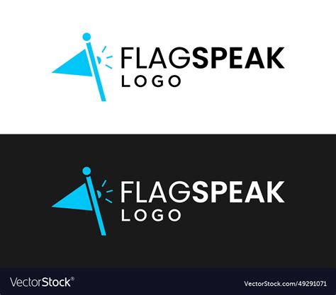 Flag logo Royalty Free Vector Image - VectorStock