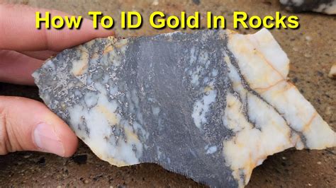 How To Identify Gold In Rocks - YouTube