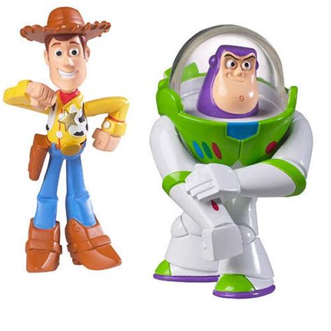 Toy Story 3: Buddy Pack Laser Buzz and Walking Woody Toys | Zavvi