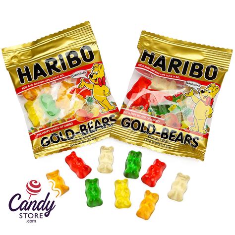 Haribo Gold Bears - Mini Bags 54ct | CandyStore.com